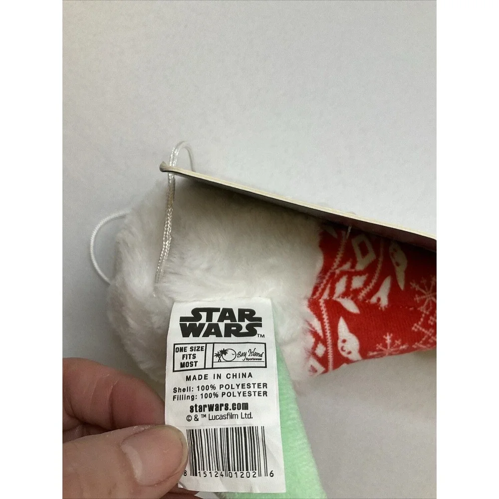 Star Wars Mandalorian Yoda Ears‎ Christmas Santa Dog Hat New One Size Fits Most